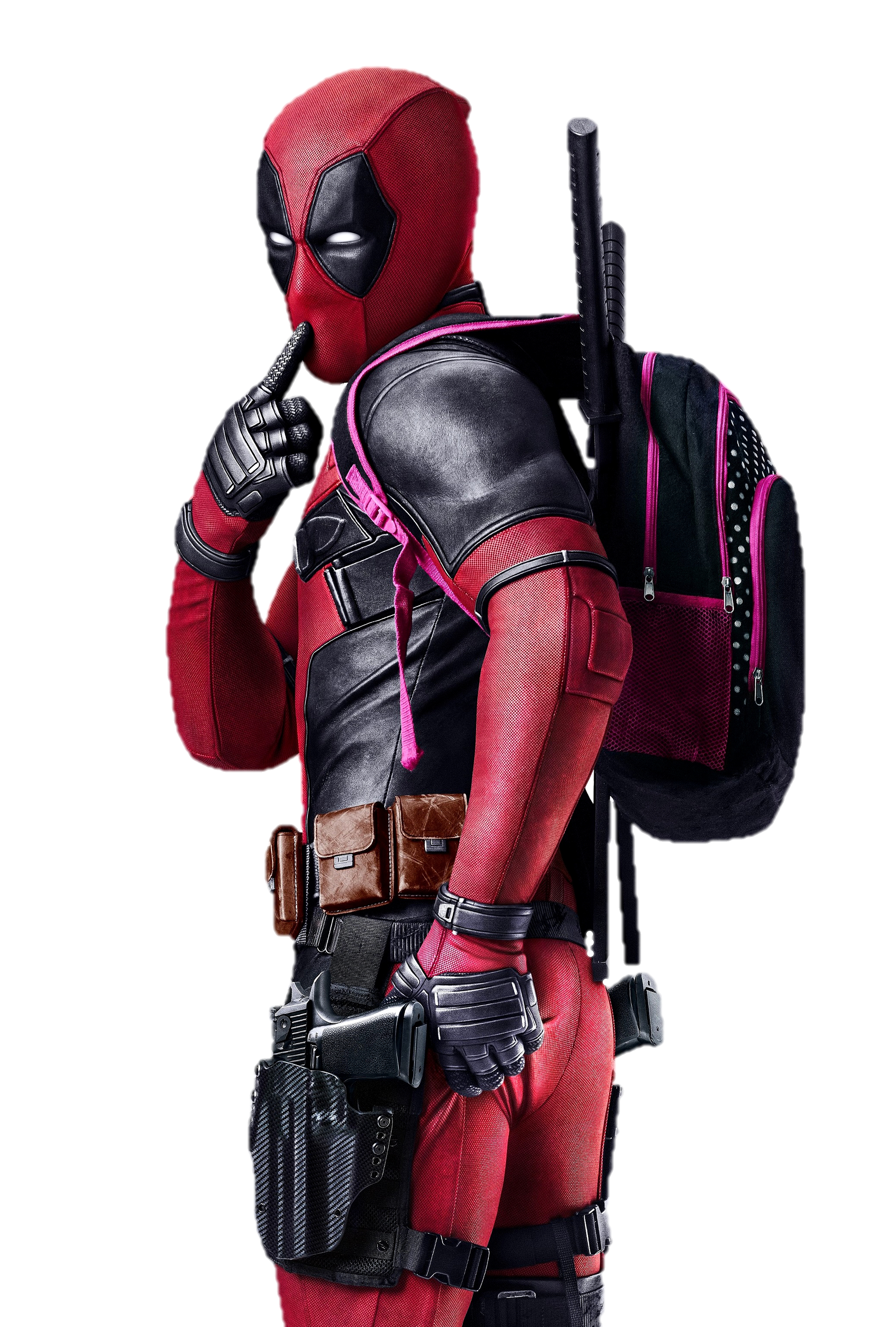 Compensator Protective Deadpool Gear Sports Decal In PNG Image