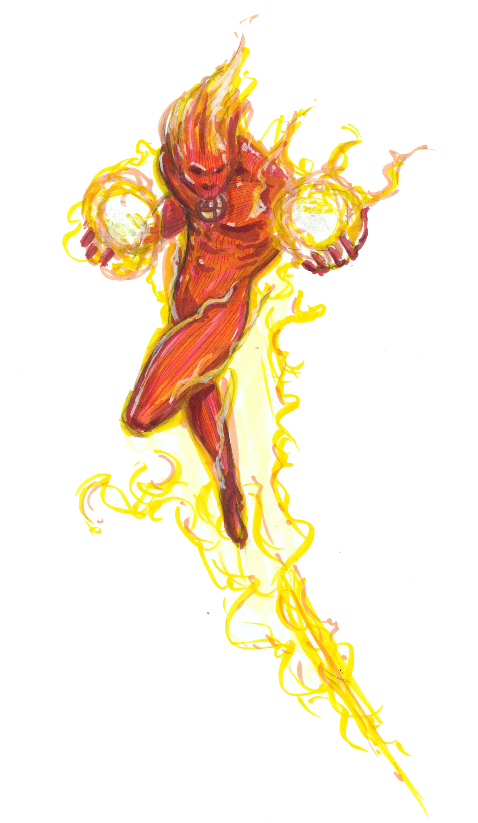 Human Torch Hd PNG Image