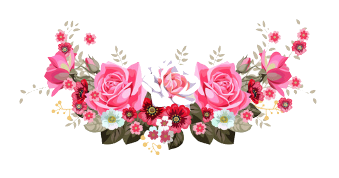 Floral Roses Design Garden Instagram Free Transparent Image HQ PNG Image