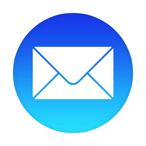 Blue Triangle Electric Area Symbol Mail PNG Image