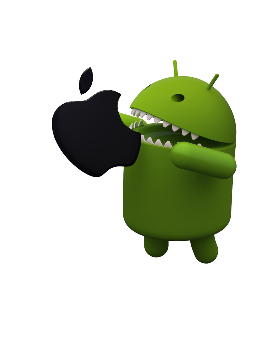 Android Vs Iphone Apple Free Download PNG HD PNG Image
