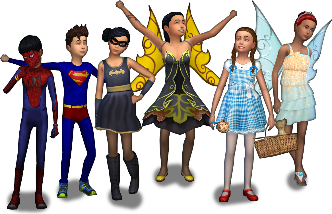 Sims Clothing Halloween Costume PNG File HD PNG Image