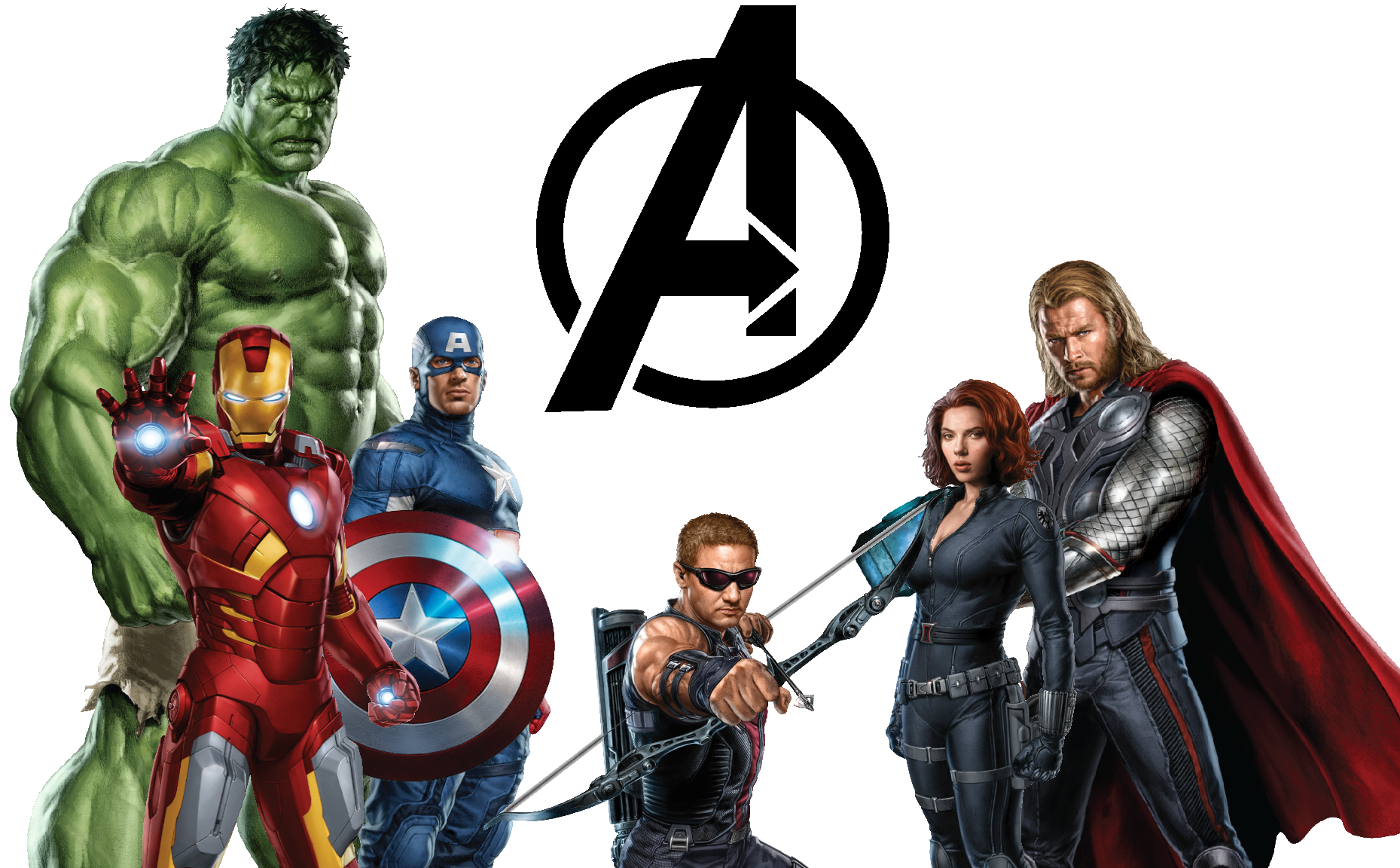 Figure Character Fictional Thor Hulk Iron Action PNG Image