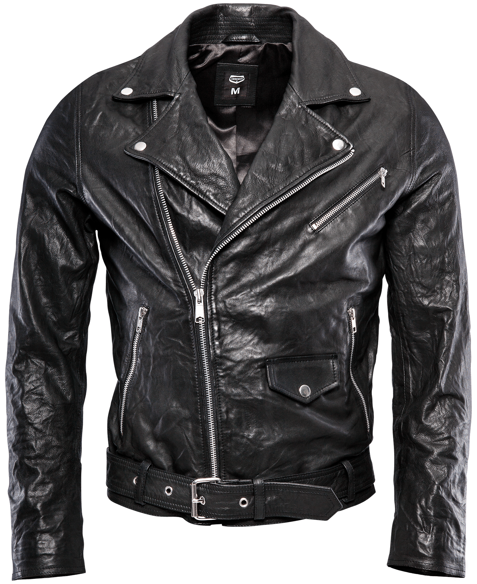 Leather Jacket Pic Black Download HQ PNG Image