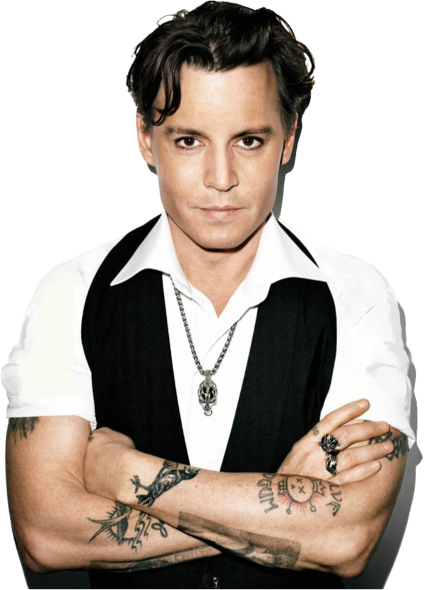 Johnny Depp Transparent Background PNG Image