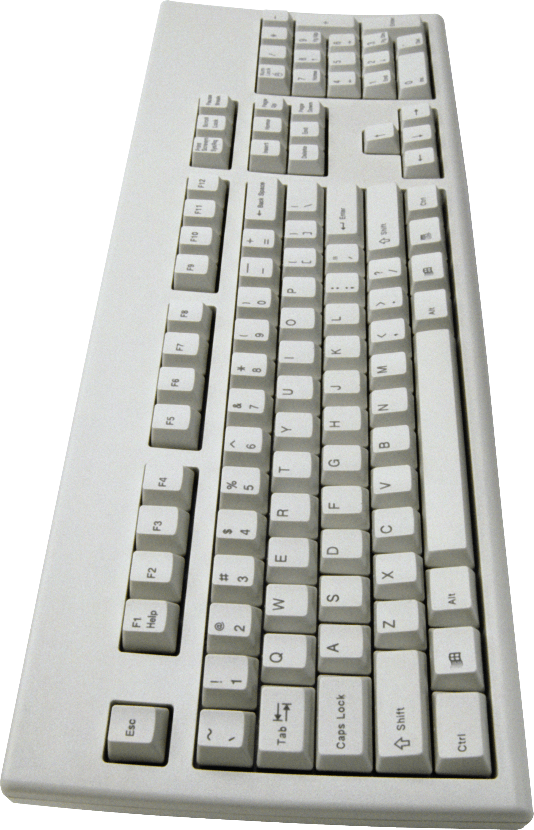 White Keyboard Png Image PNG Image