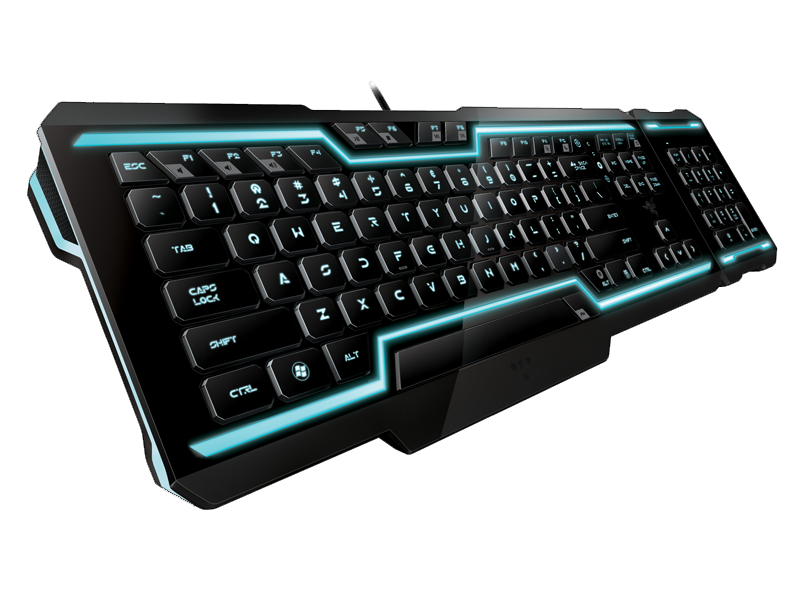 Razer Tron Keyboard PNG Image
