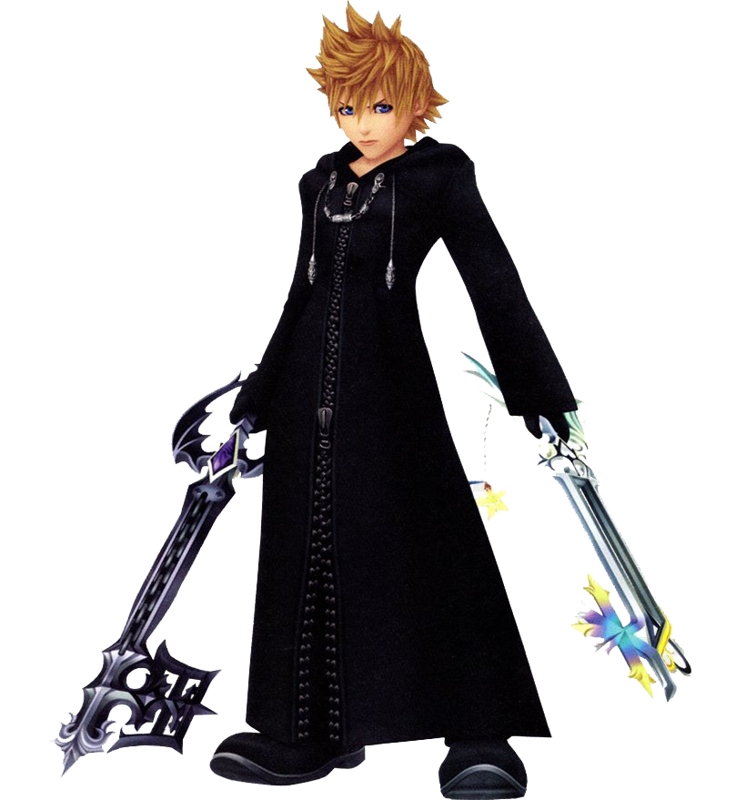 Kingdom Hearts Roxas Picture PNG Free Photo PNG Image