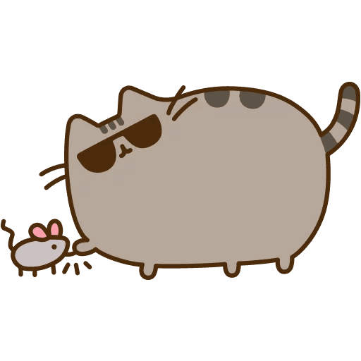 Telegram Pusheen Eyewear British Shorthair Mammal PNG Image