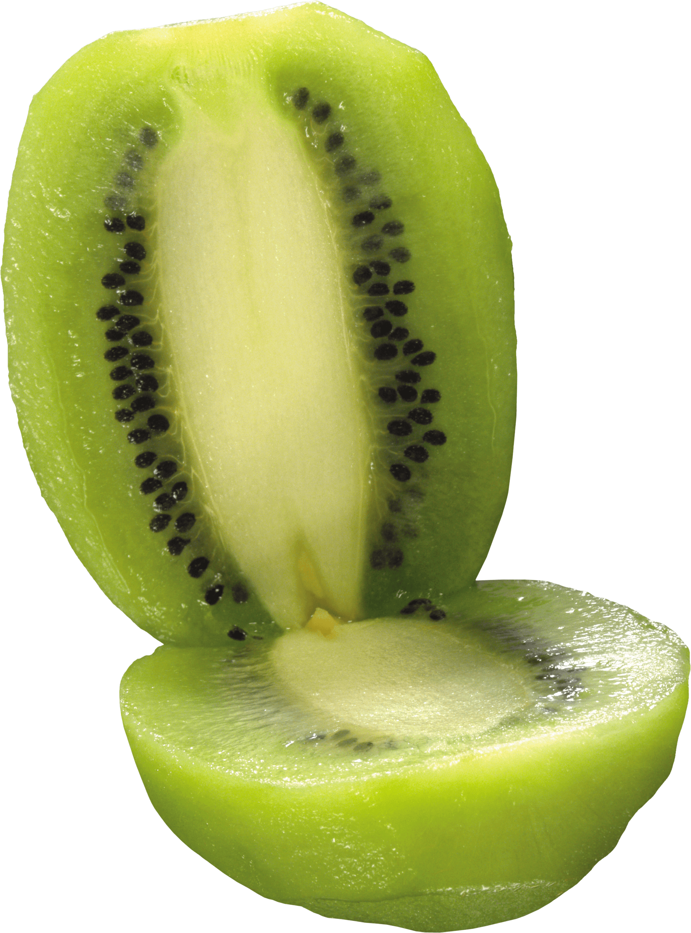 Green Cutted Kiwi Png Image PNG Image