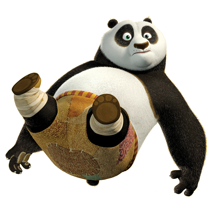 Kung Fu Panda Vector Png PNG Image