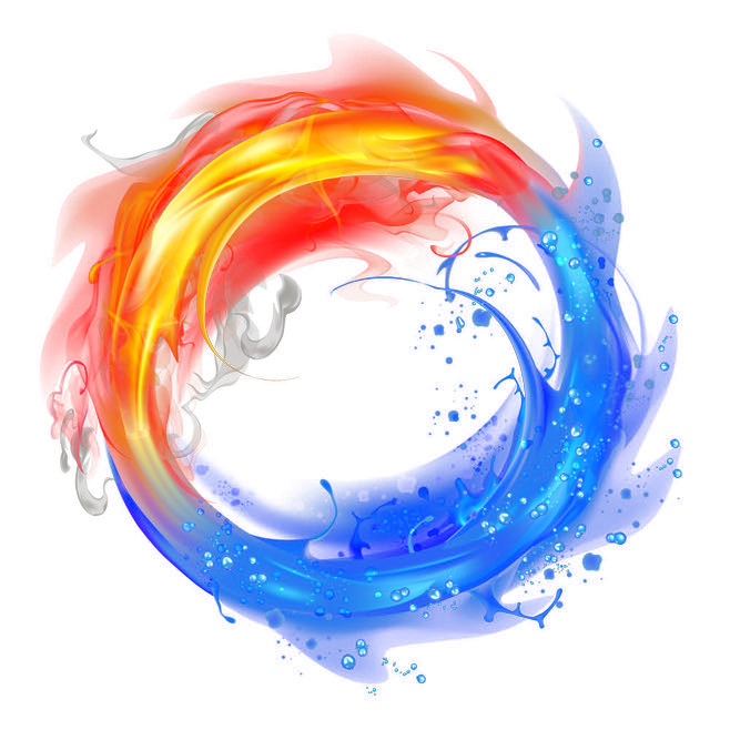 Fire Light And Flame Ice PNG Image High Quality PNG Image
