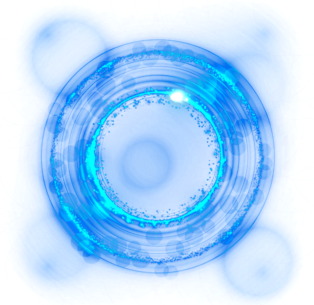 Blue Light Decoration Effect Free Clipart HD PNG Image