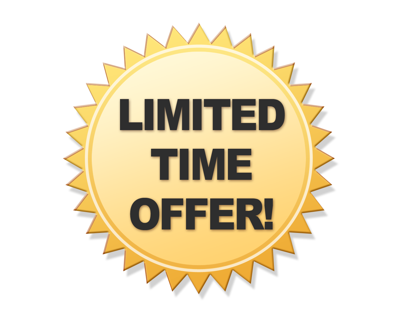 Limited Offer Transparent PNG Image