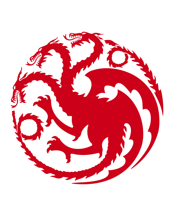 Thrones House Game Red Of Daenerys Circle PNG Image