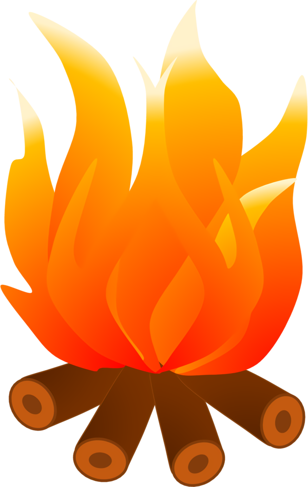 Lohri Orange Fire Plant For Happy 2020 PNG Image