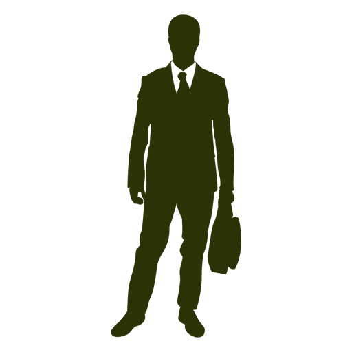 Standing Vector Business Man Free Clipart HQ PNG Image