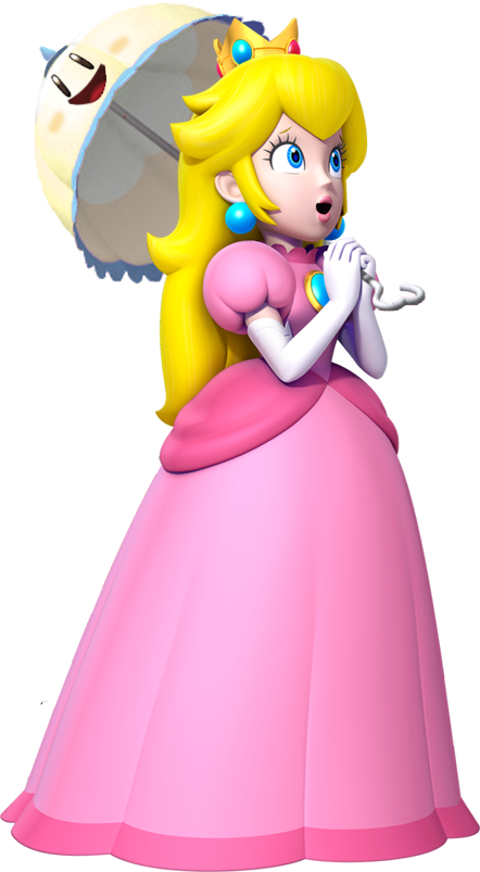 Princess Peach Clipart PNG Image