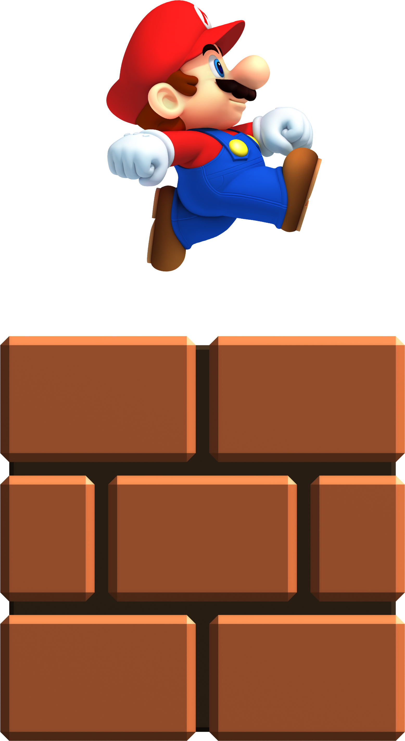 Play Land Material Bros Mario Super 3D PNG Image