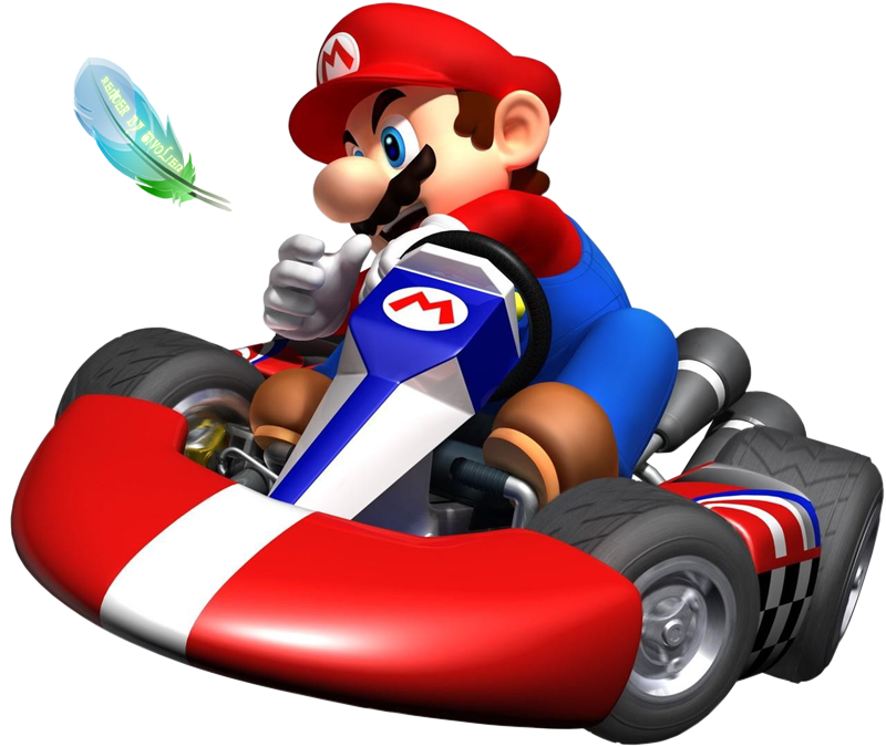 Kart Double Inflatable Bros Dash Mario Games PNG Image