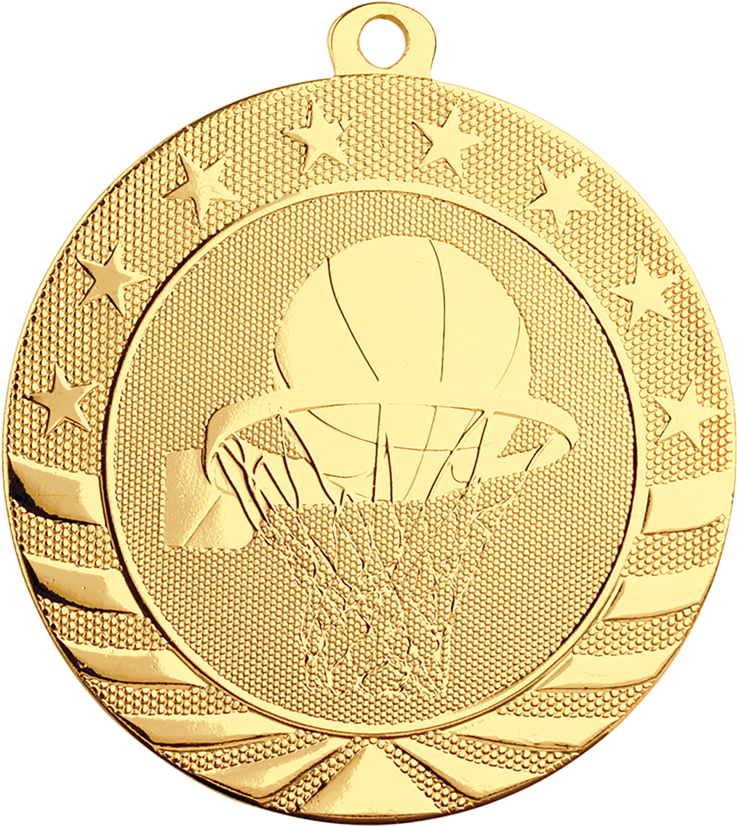 White Basketball Medal Free Clipart HD PNG Image