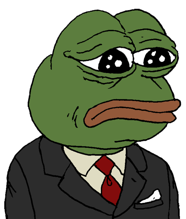 Meme Picture Pepe Frog Sad The PNG Image