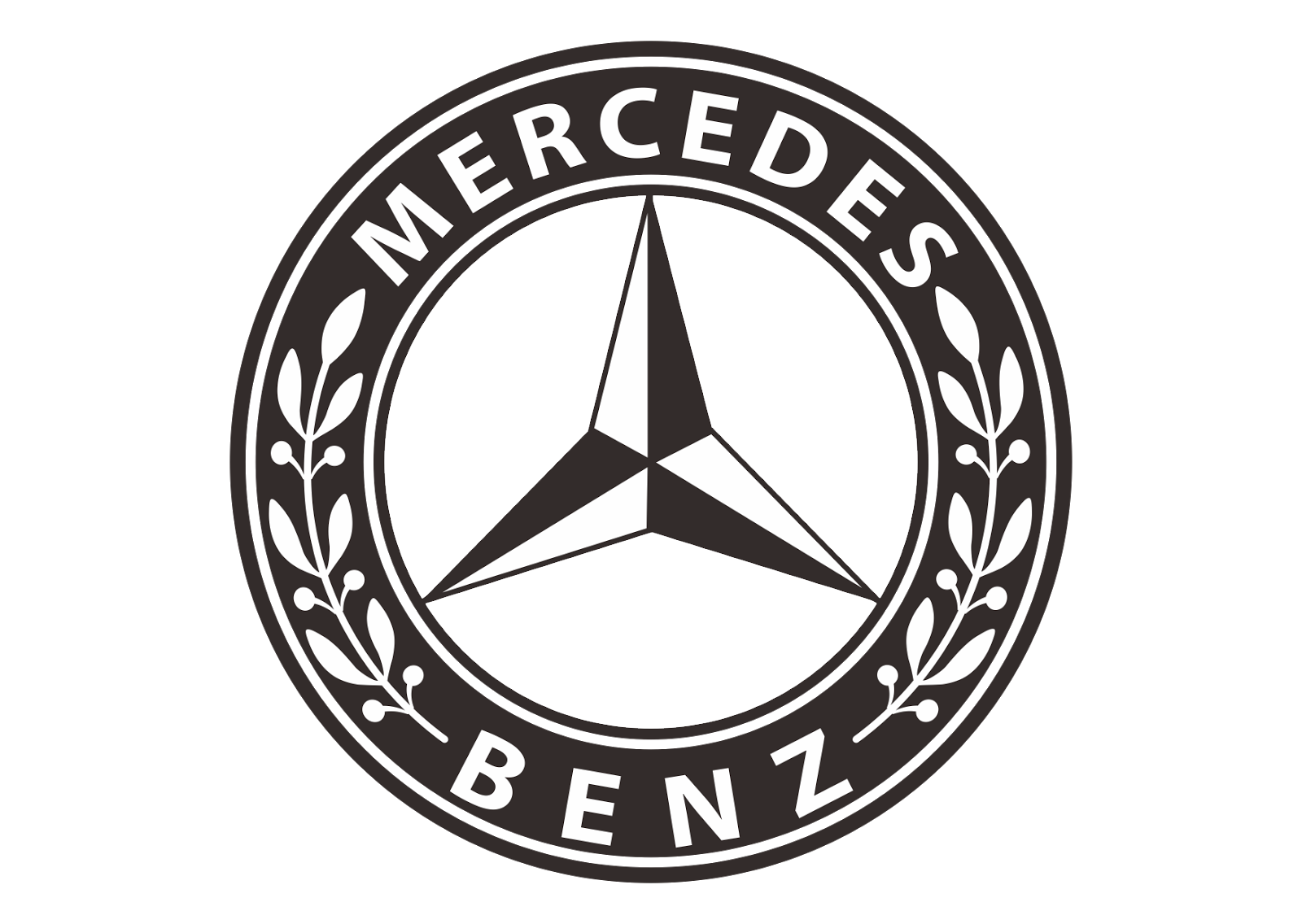 Mercedes-Benz Logo Clipart PNG Image