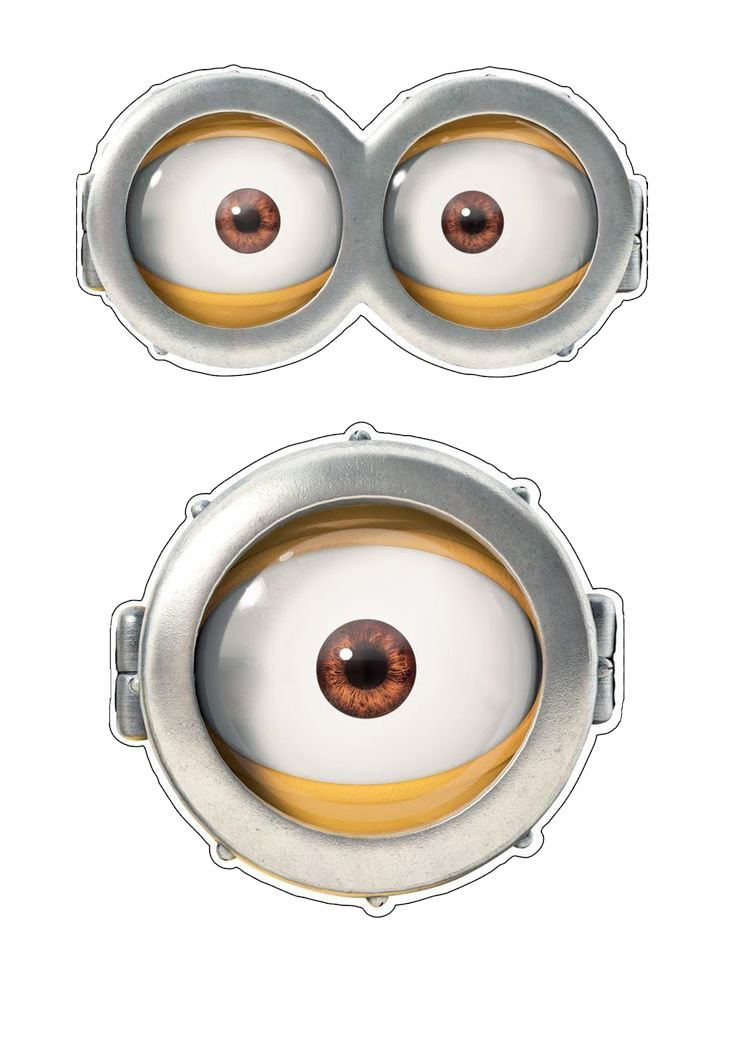 Minion Eyes HQ Image Free PNG Image