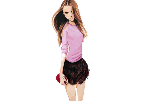 Fashion Girl Picture PNG Image