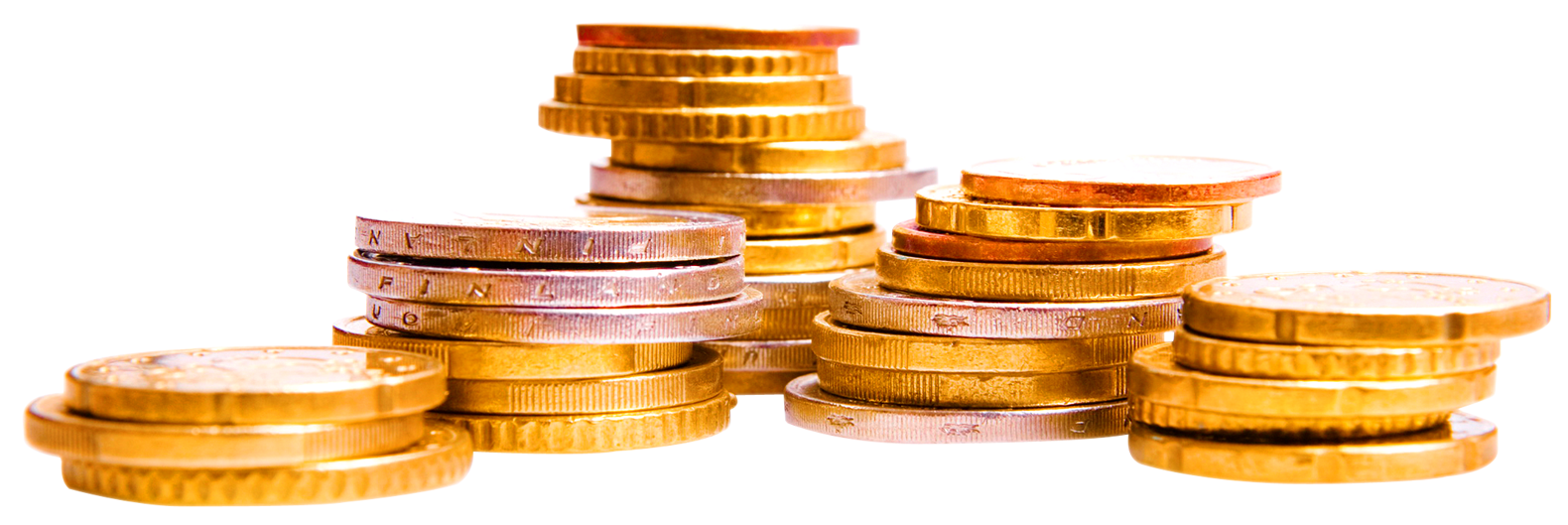 Money Coins Stack Golden Free PNG HQ PNG Image