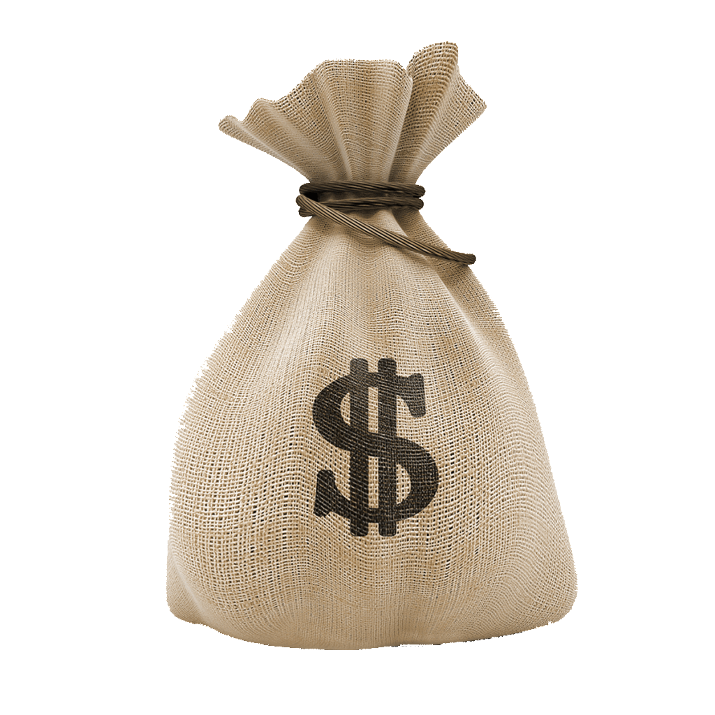 United Money Dollar States Bag Coin Investment PNG Image