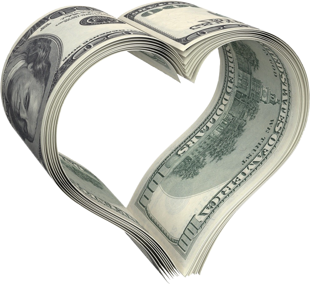 Love Finance Money Photography Dollar Stock PNG Image