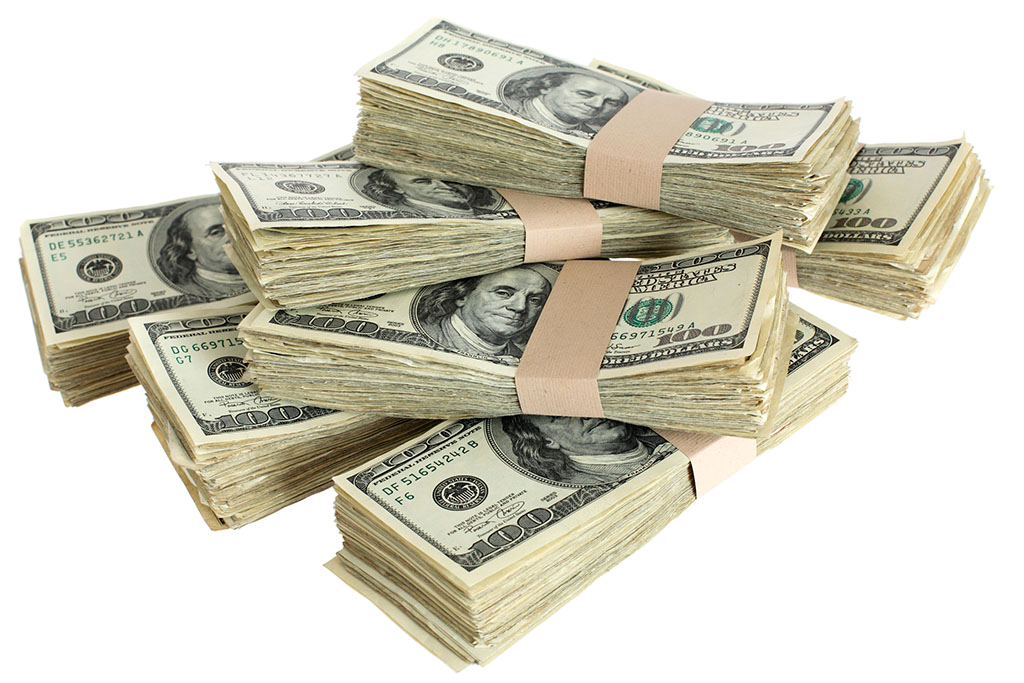 United Stacked Banknote Bill Dollar One-Dollar Bills PNG Image