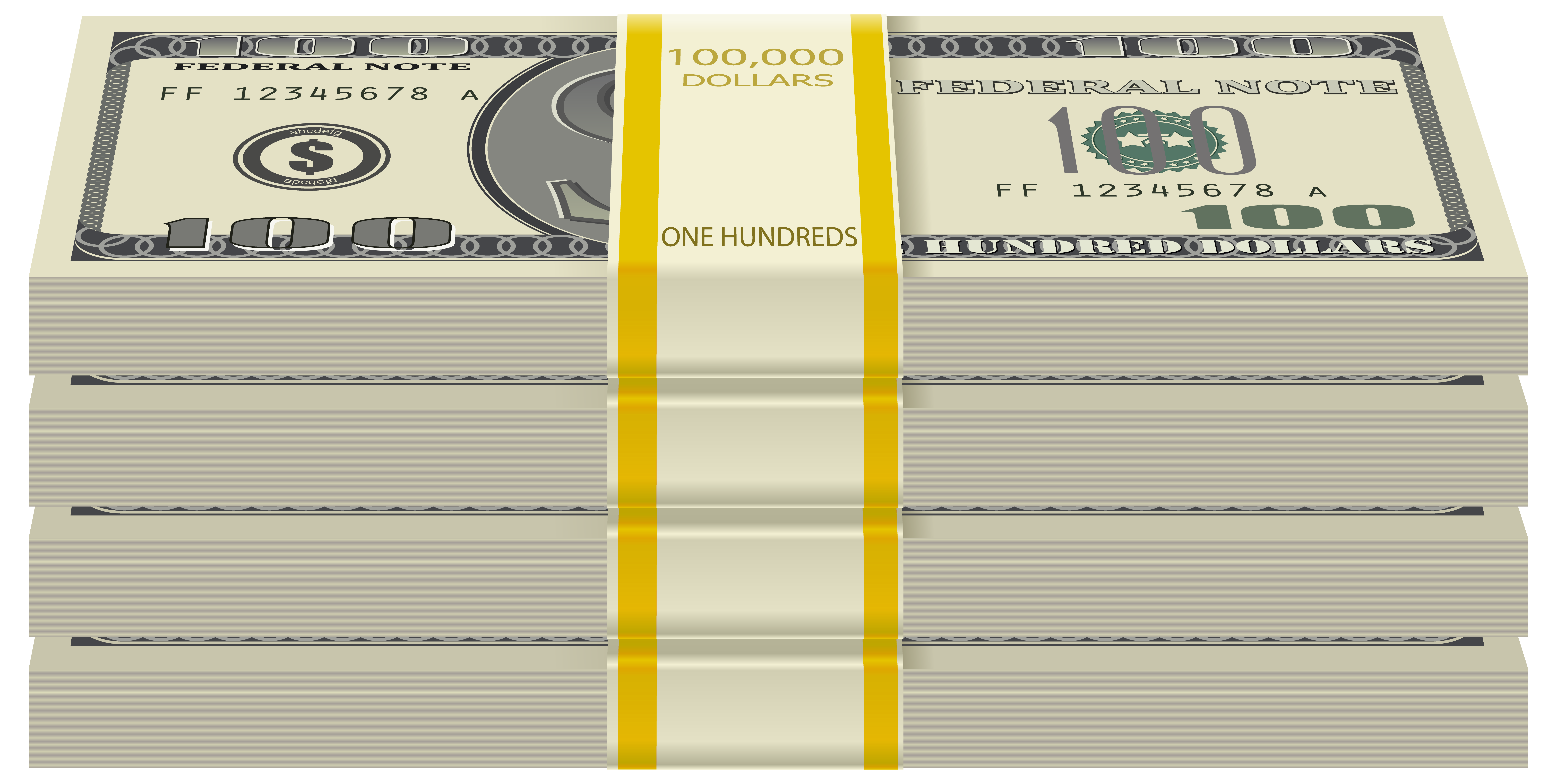 United Of Dollars Bill Dollar One-Dollar Wads PNG Image