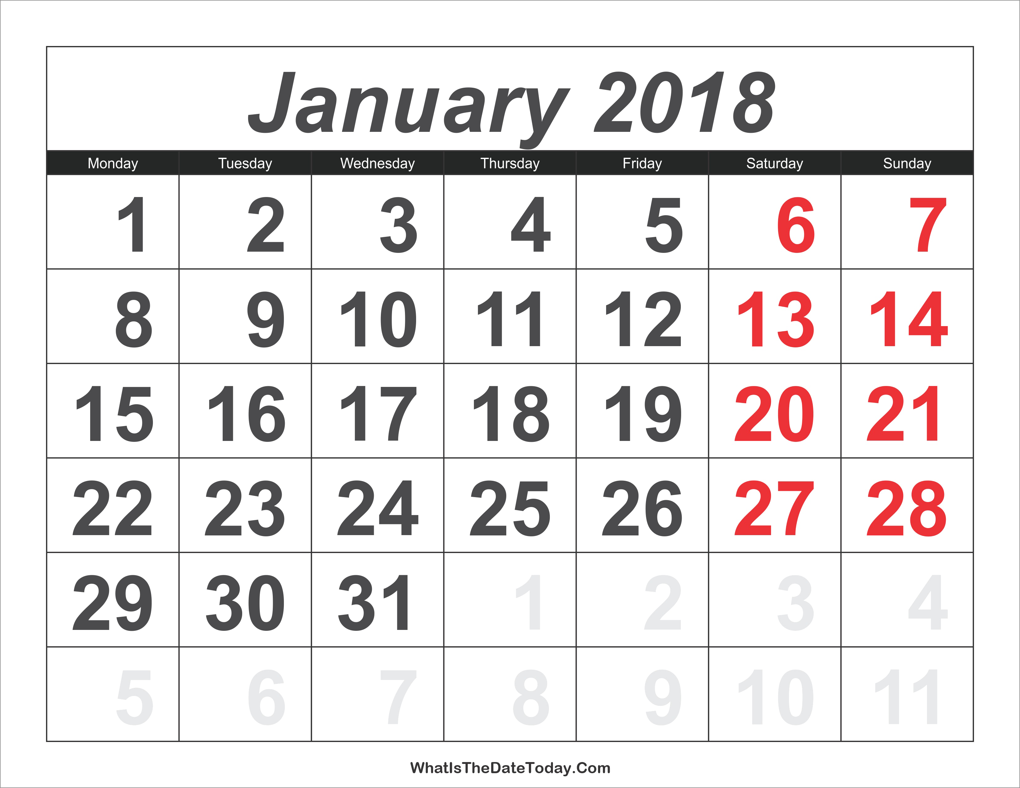 January Free Clipart HQ PNG Image