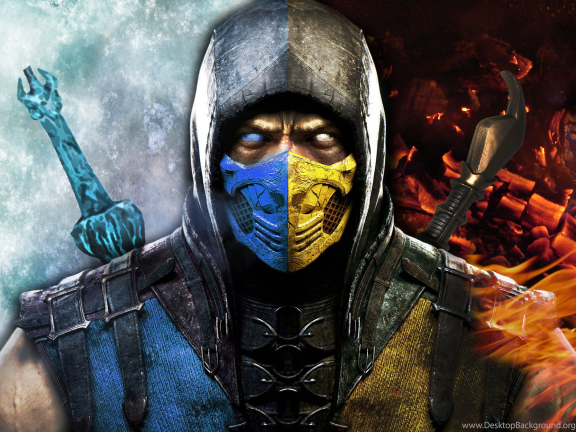 Subzero Wallpaper Character Fictional Computer Mortal Kombat PNG Image