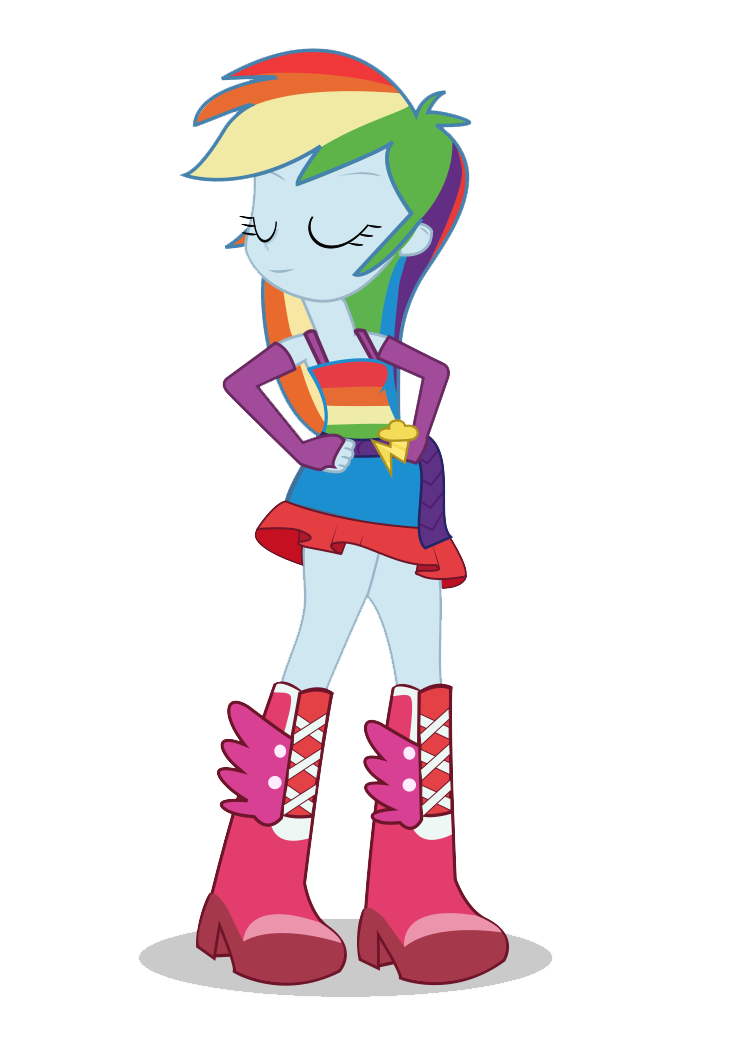 Rainbow Dash Equestria Girls Transparent PNG Image