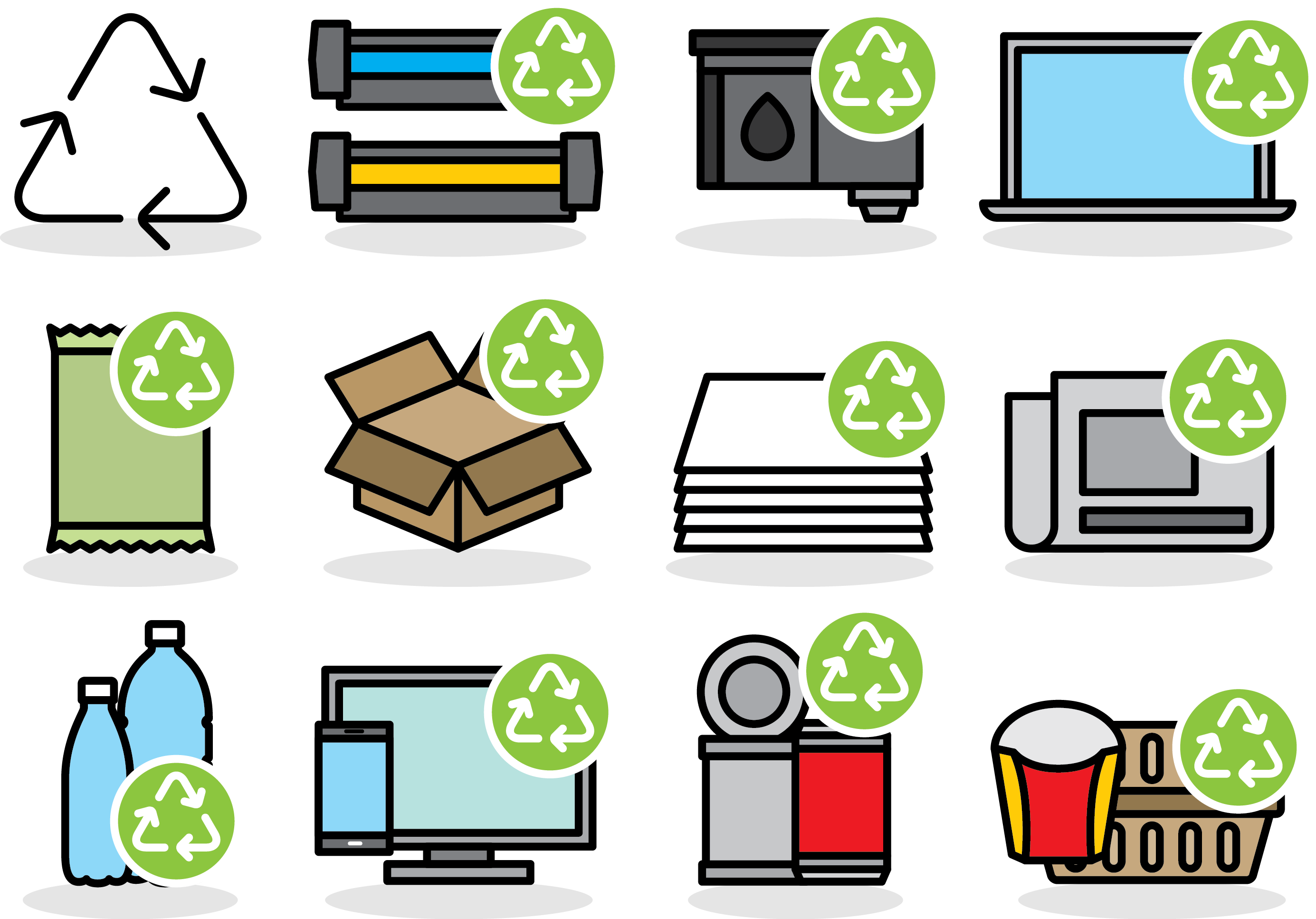 Paper Waste Symbol Recycling Vector PNG Download Free PNG Image