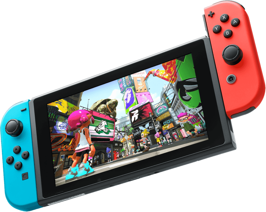 Playstation Portable Splatoon Switch Accessory Game Consoles PNG Image