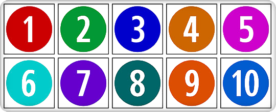 1 To Number Download Free Image PNG Image