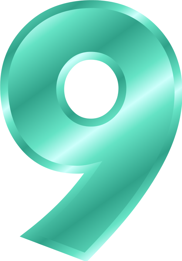 9 Number Free Download Image PNG Image