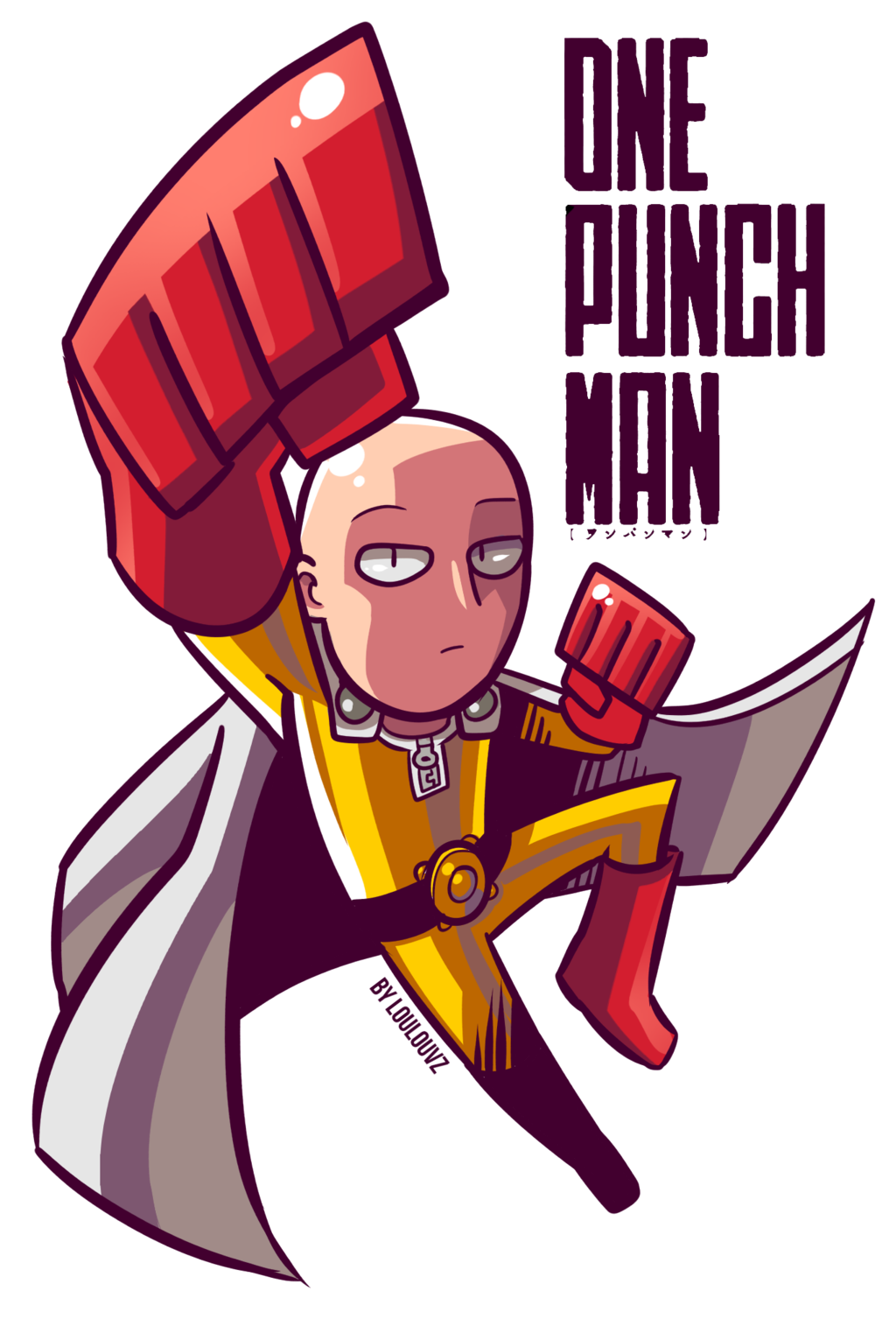 Saitama Man Punch One PNG Download Free PNG Image