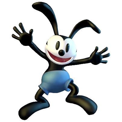 Oswald The Lucky Rabbit Transparent Background PNG Image