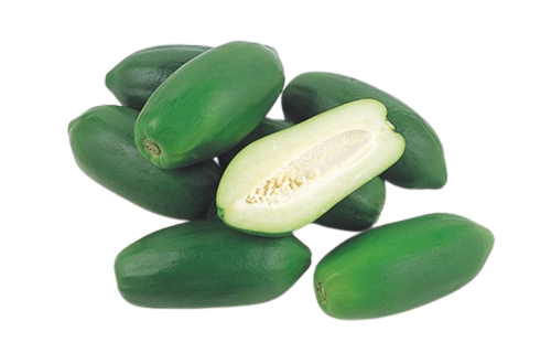 Raw Green Papaya Free HQ Image PNG Image