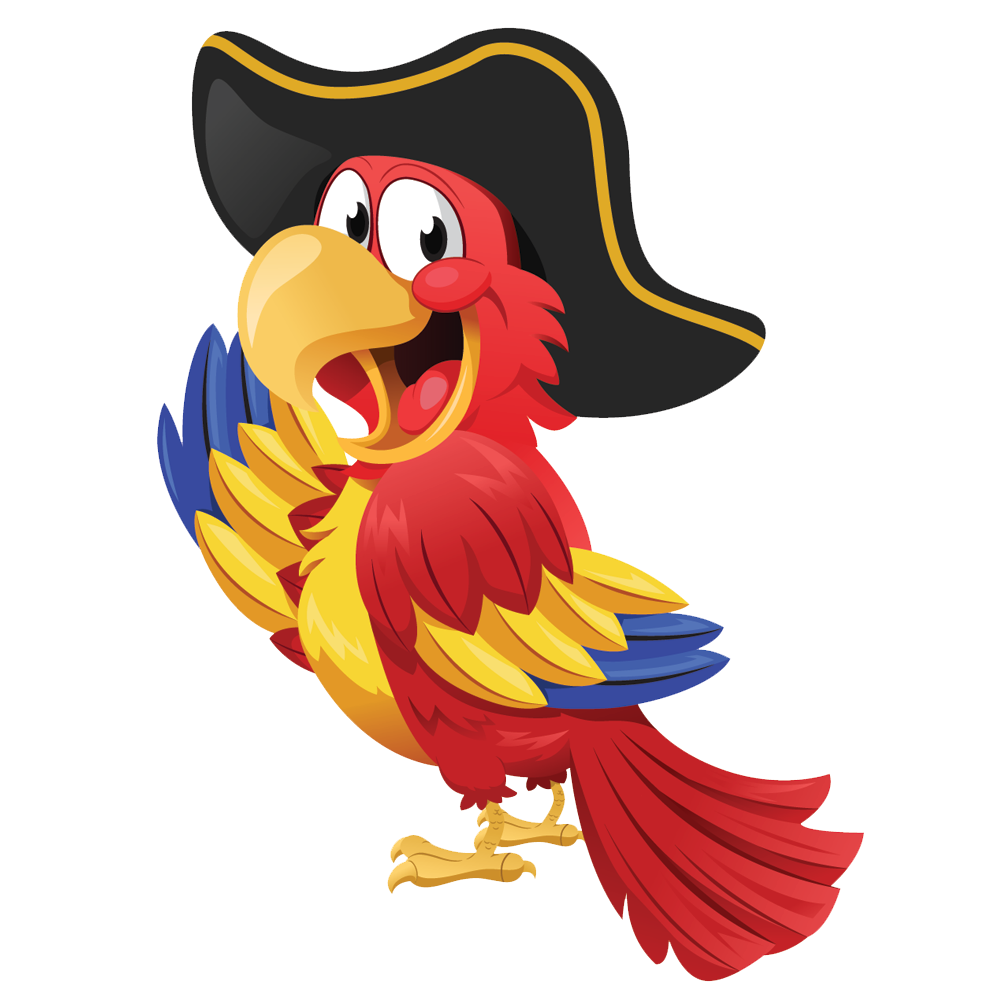 Pirate Parrot Clipart PNG Image