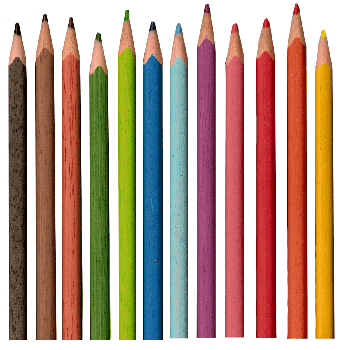 Colorful Pencils Png Image PNG Image