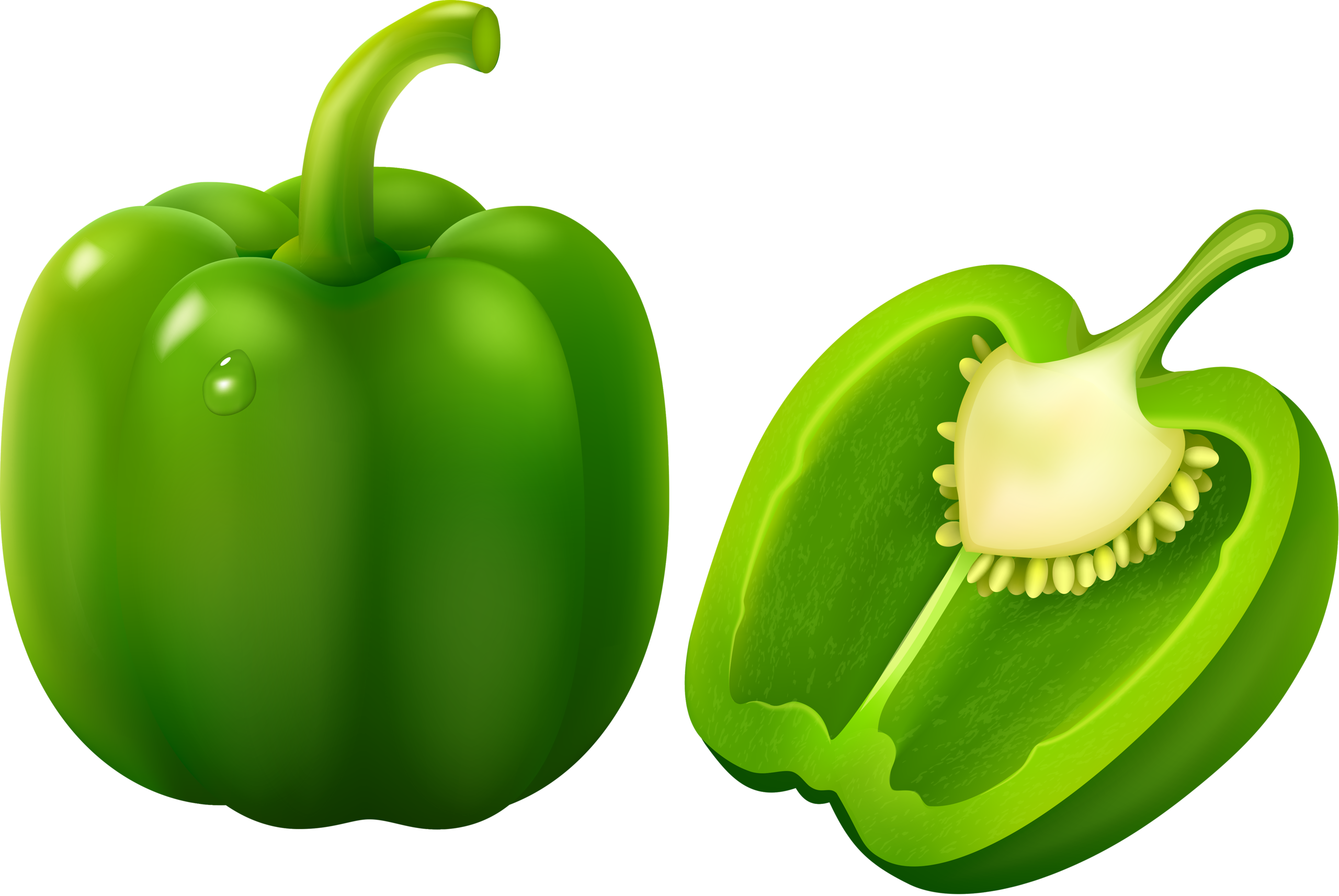 Pepper Vector Green Bell PNG Download Free PNG Image