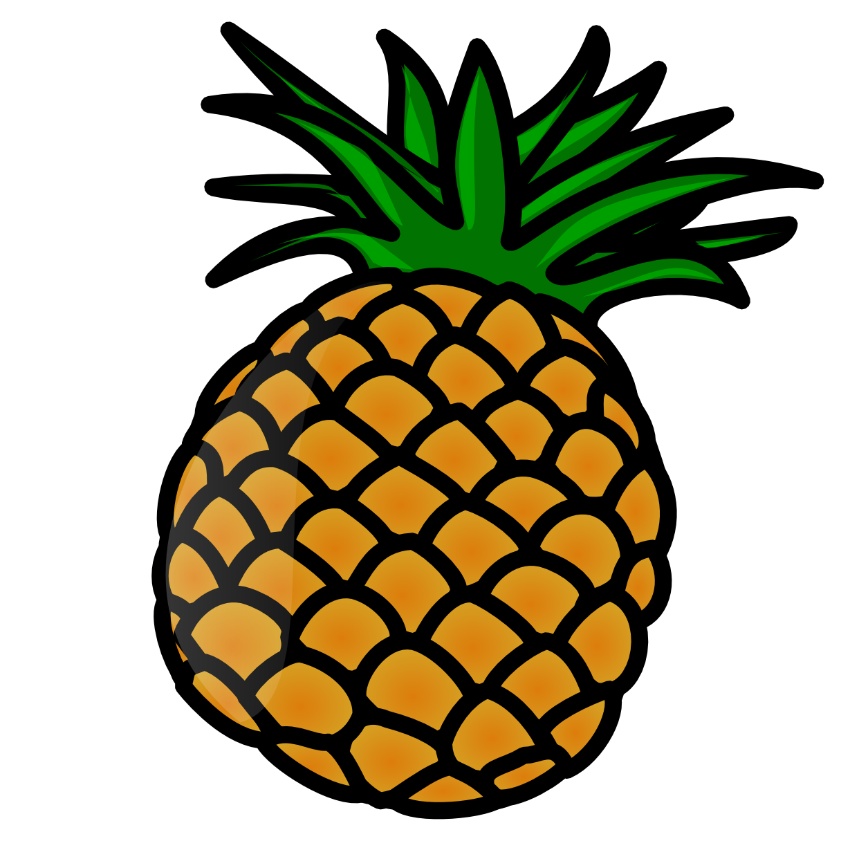 Cartoon Pineapple Clip Art PNG Image