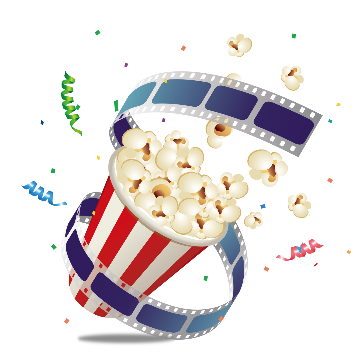 Popcorn Cuisine Snack Photographic Film HQ Image Free PNG PNG Image