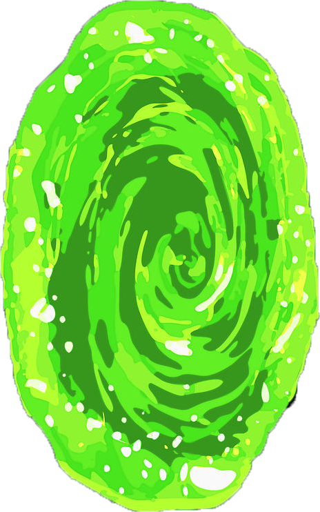 Sanchez Yellow Green Rick Portal Minecraft PNG Image